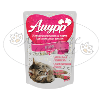 Пауч для кошек АМУРР Кролик в соусе 100 гр.