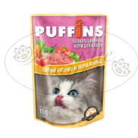 Пауч для кошек PUFFINS Ягненок в соусе 100 гр.