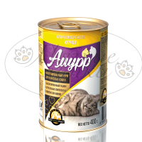 Консервы для кошек АМУРР Курица в желе ж.б. 415 гр.